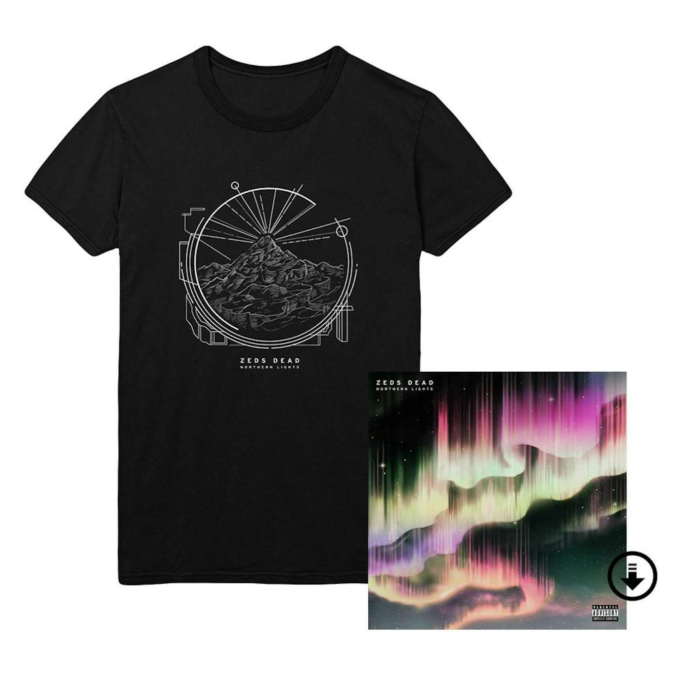 Zeds Dead Northern Lights Digital Album + T-Shirt