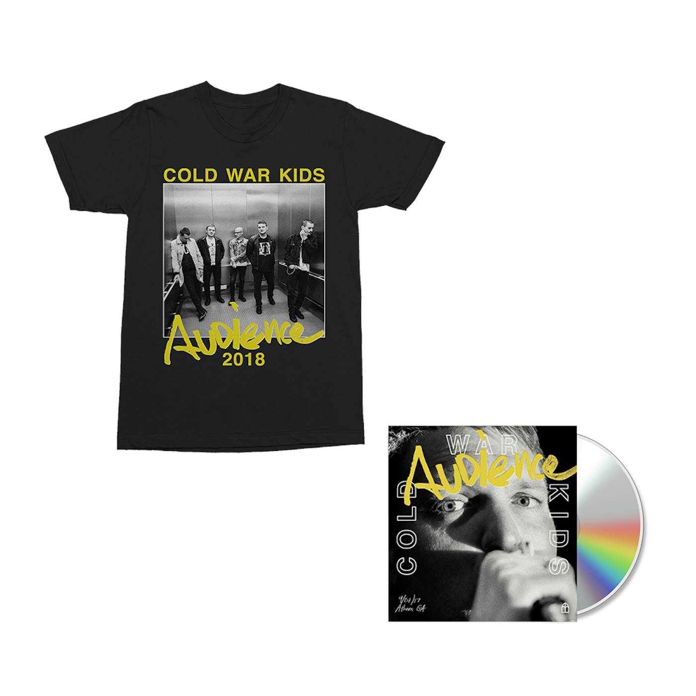 Cold War Kids Audience CD + Digital Album + T-Shirt