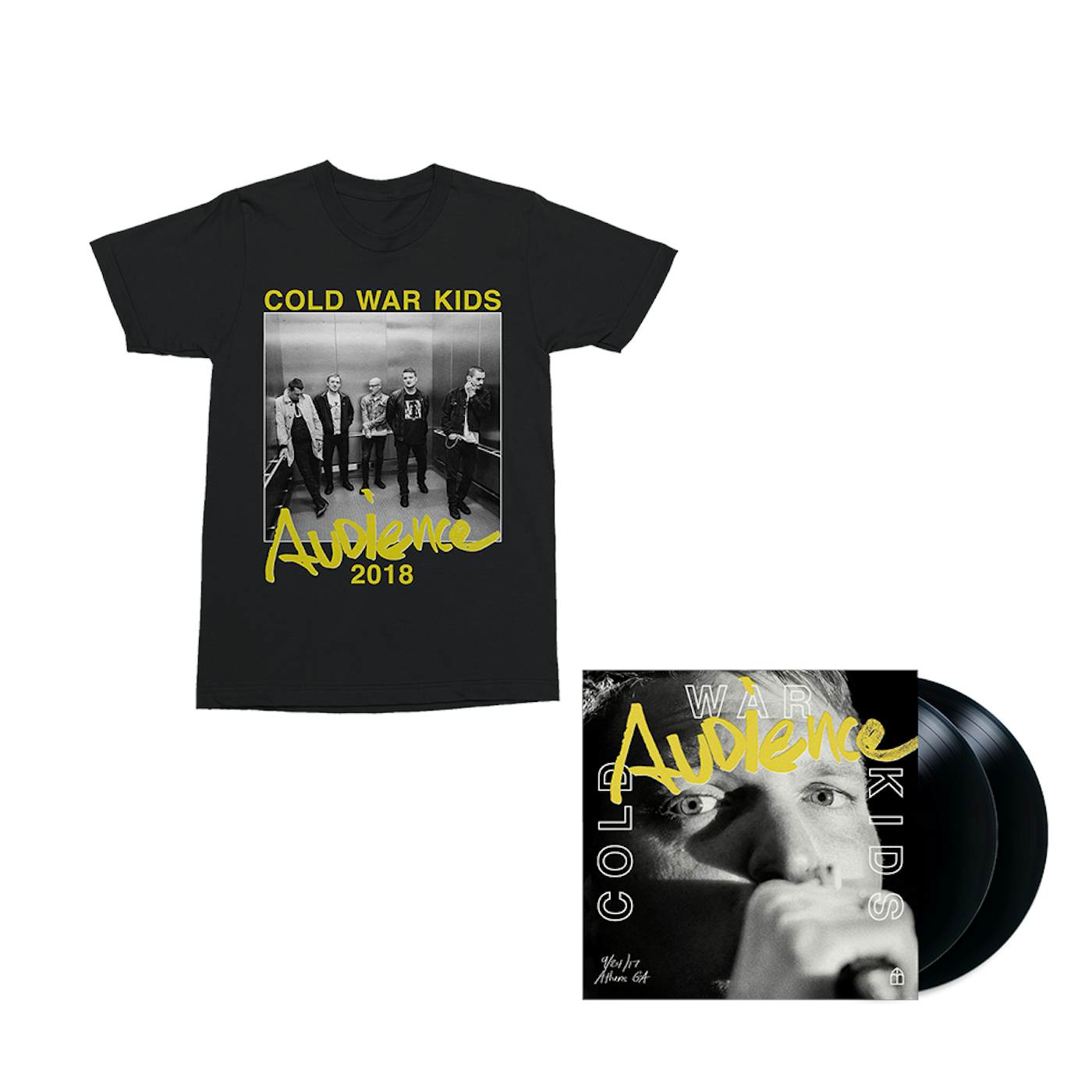 Cold War Kids Audience 2LP Vinyl + Digital Album + T-Shirt