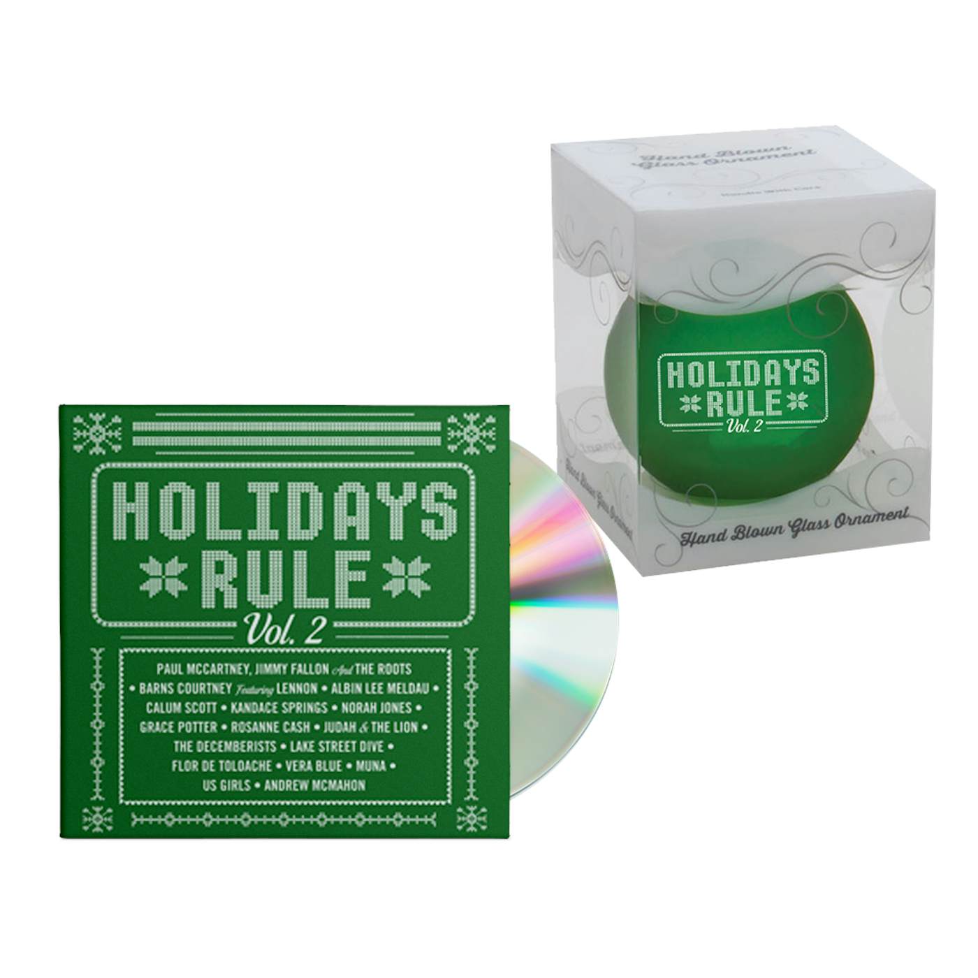 Holidays Rule CD + Ornament
