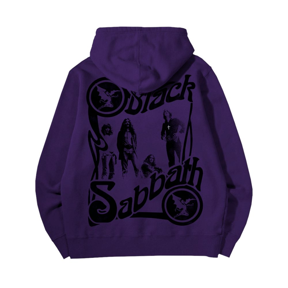 Black Sabbath Paranoid Purple Hoodie