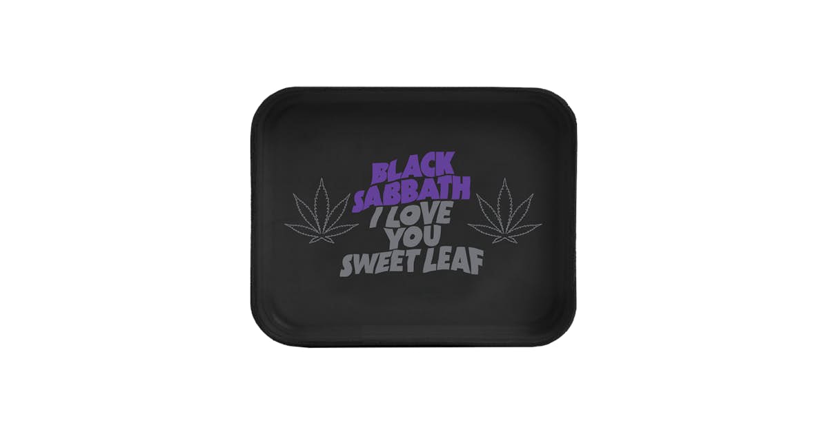 Sweet Leaf Rolling Tray – Black Sabbath Official Store