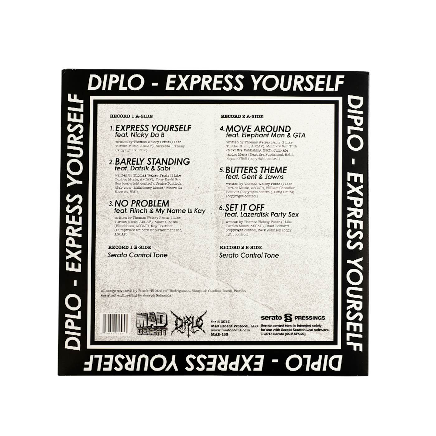 Diplo Express Yourself 2LP (Vinyl)