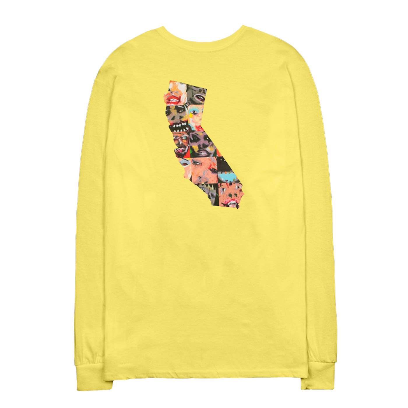 Diplo California Collage Yellow Long Sleeve Shirt