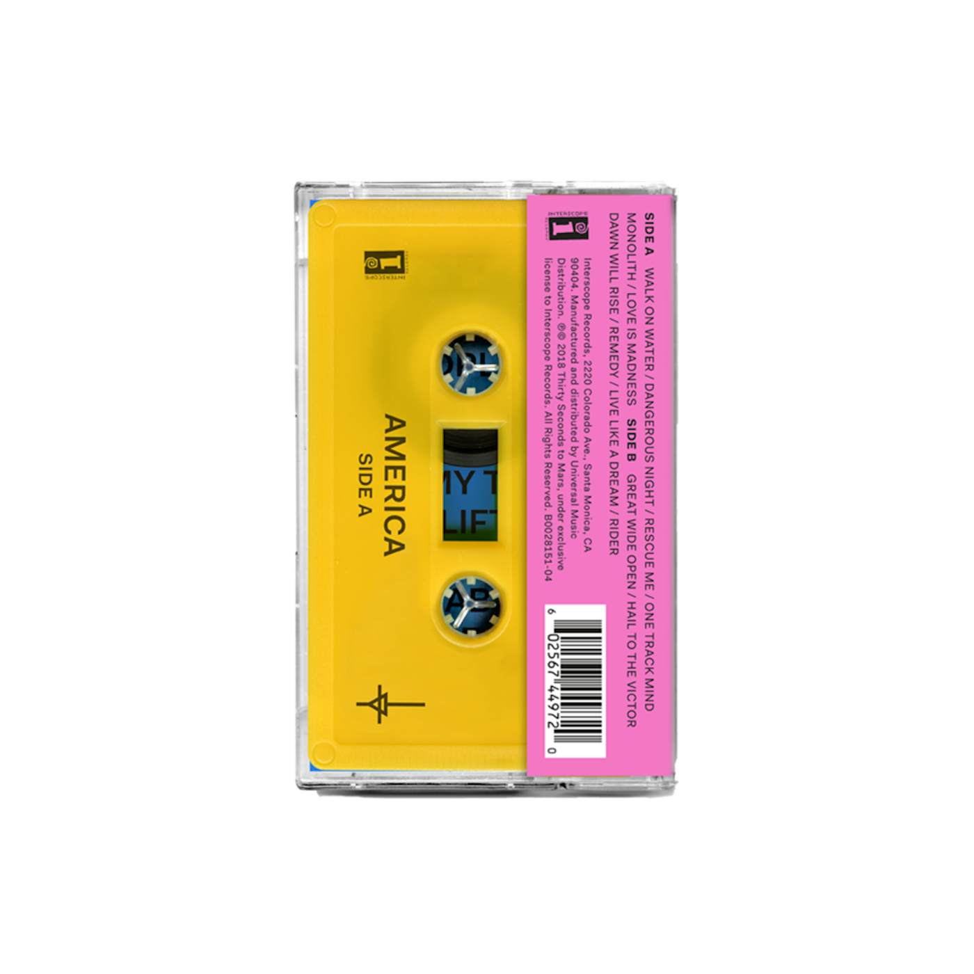 Thirty Seconds To Mars America Cassette + Digital Download