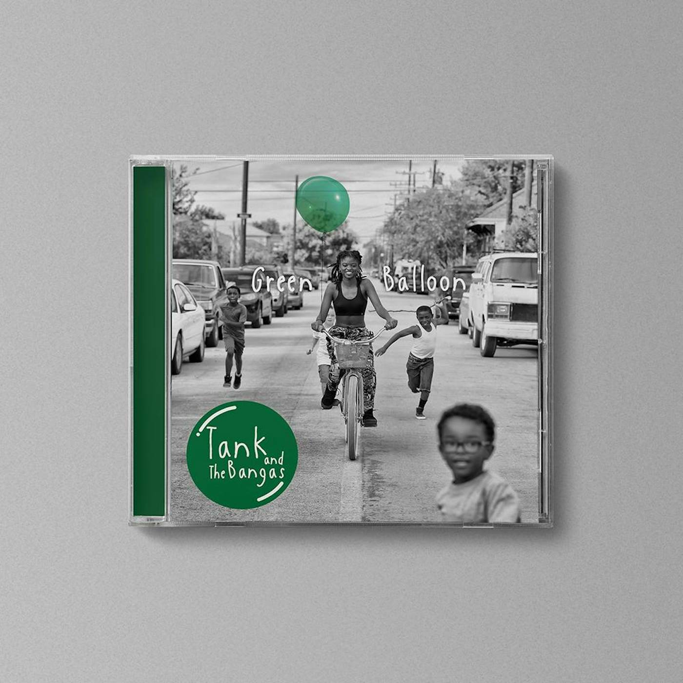 Tank and The Bangas Autographed Green Balloon CD