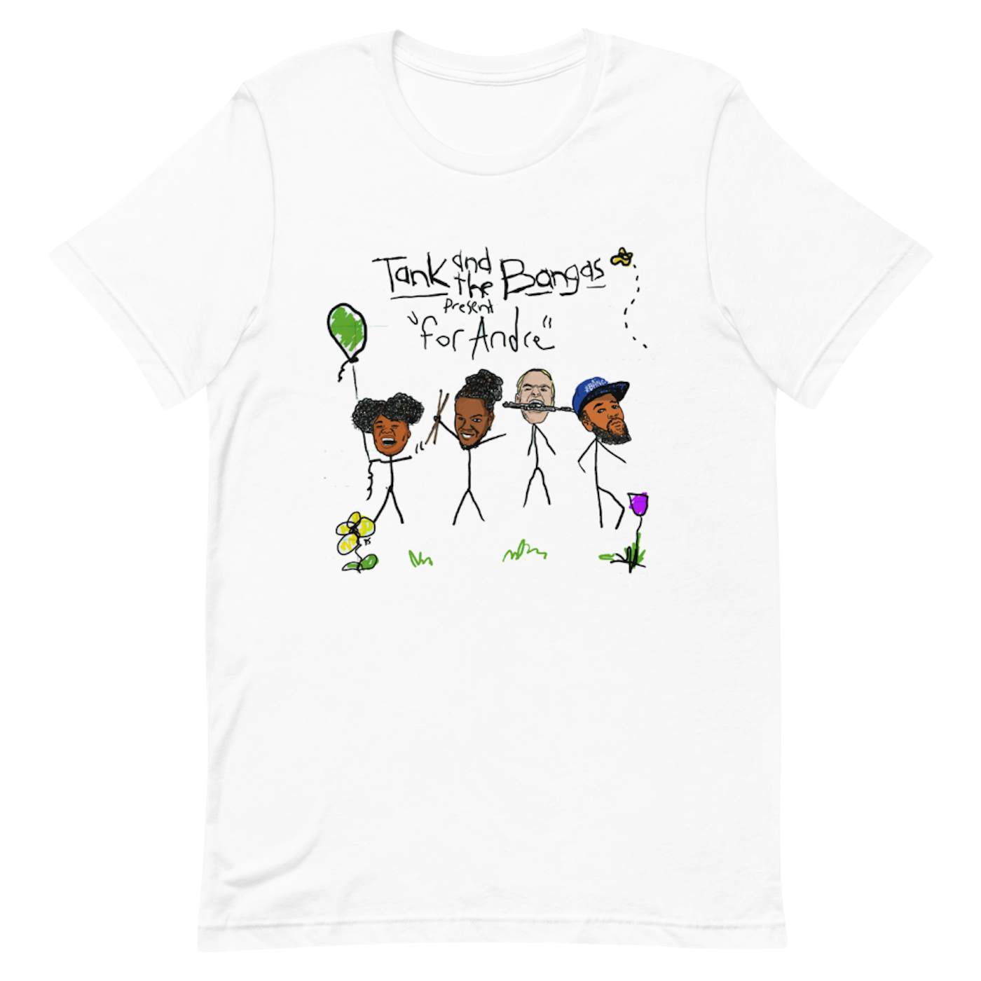 Tank and The Bangas FOR ANDRE T-SHIRT WHITE