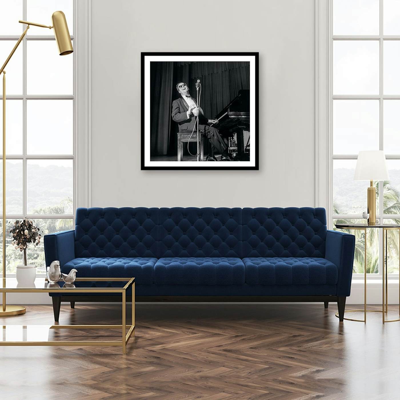 George Shearing - On Stage Framed 1958 Framed Fine Art