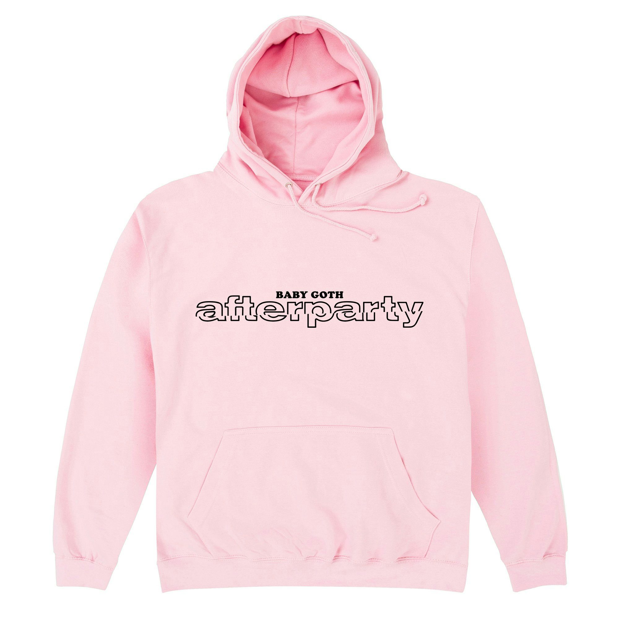 baby pink hoodie