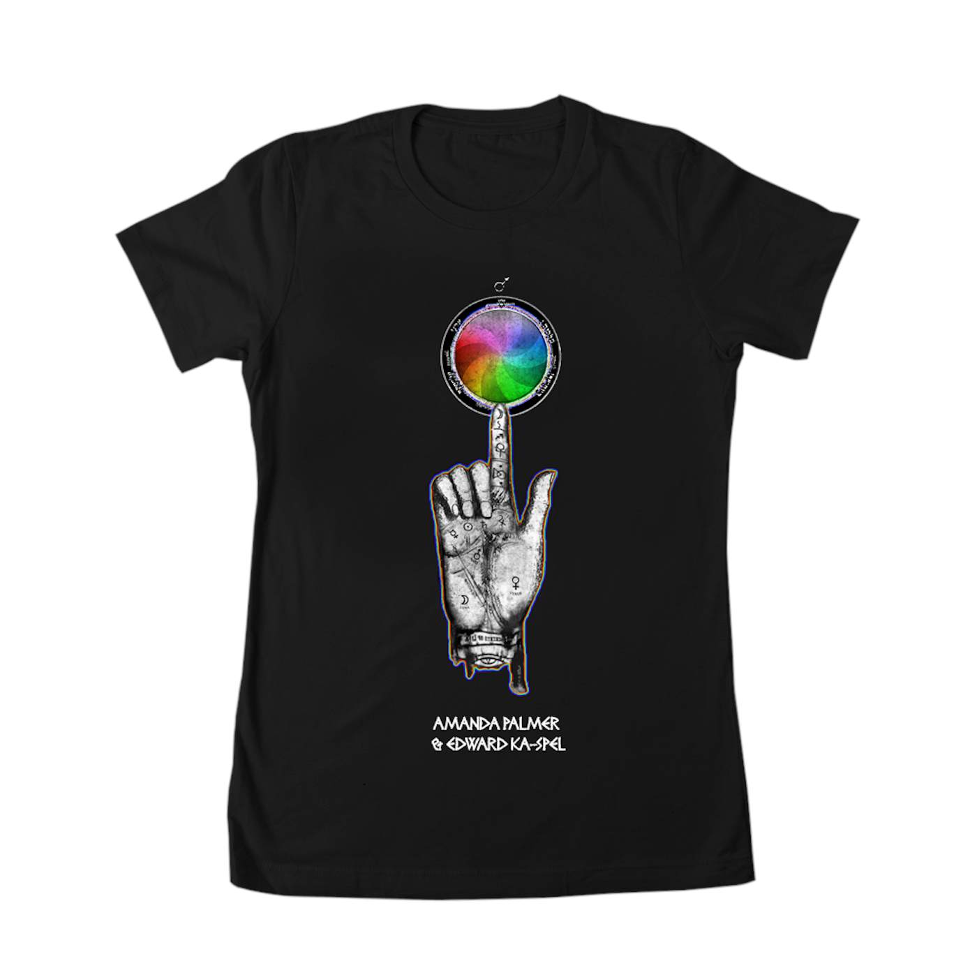 Amanda Palmer I Can Spin A Rainbow T-shirt - Women's
