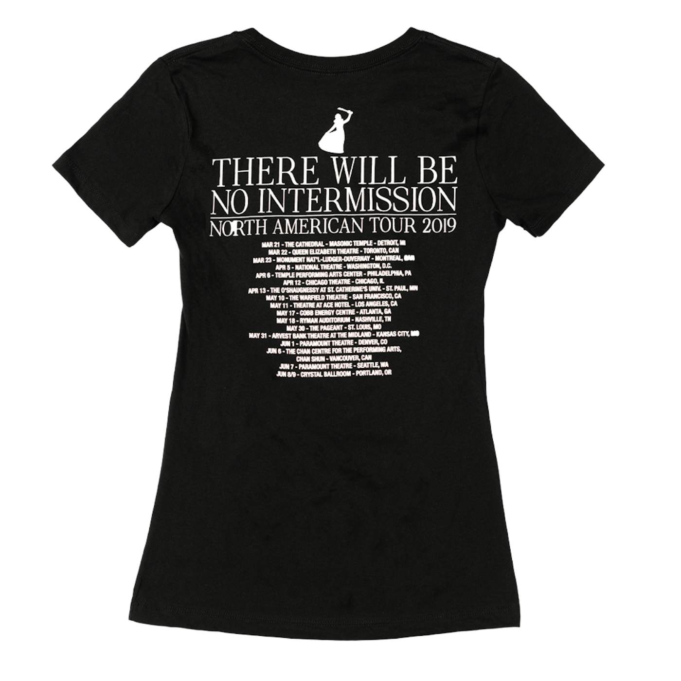 Amanda Palmer There Will Be No Intermission Tour Tee (Slim Fit)
