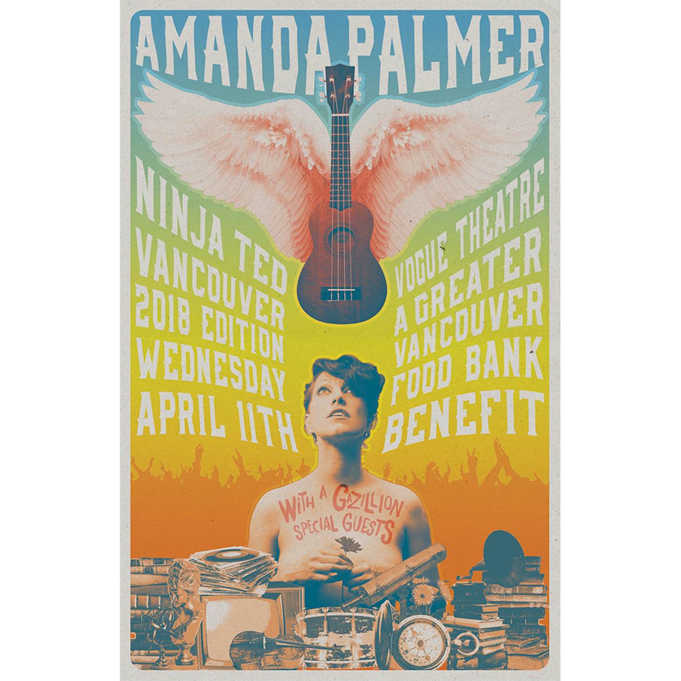 Amanda Palmer Ninja Ted Poster