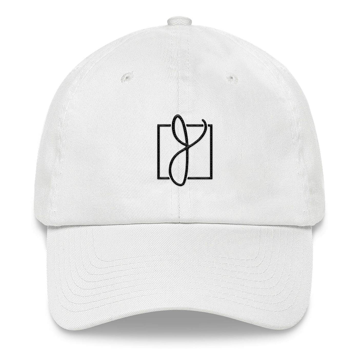 BF vs GF J Logo Dad Hat (White)