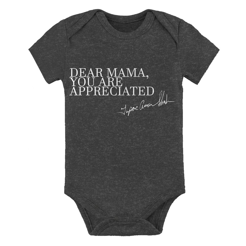 tupac baby onesie