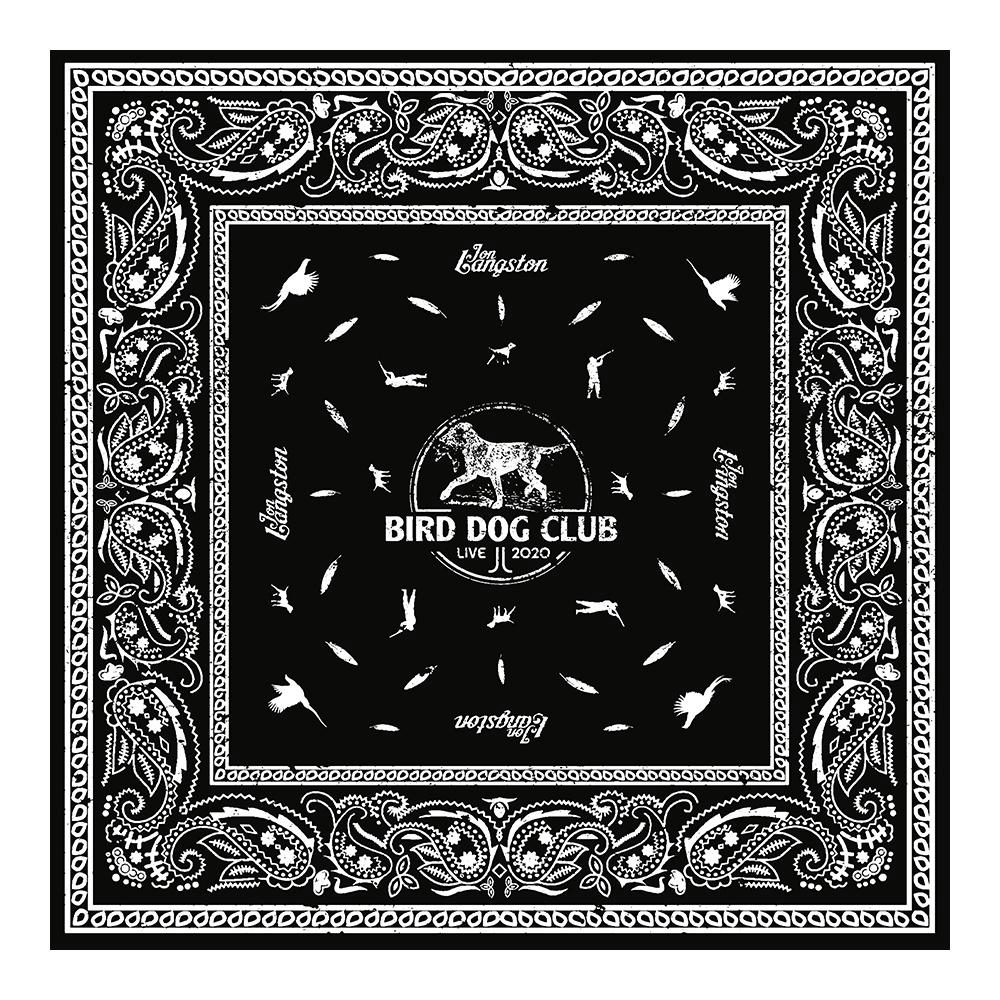 Jon Langston Bird Dog Club 2020 Anniversary Party Black Bandana