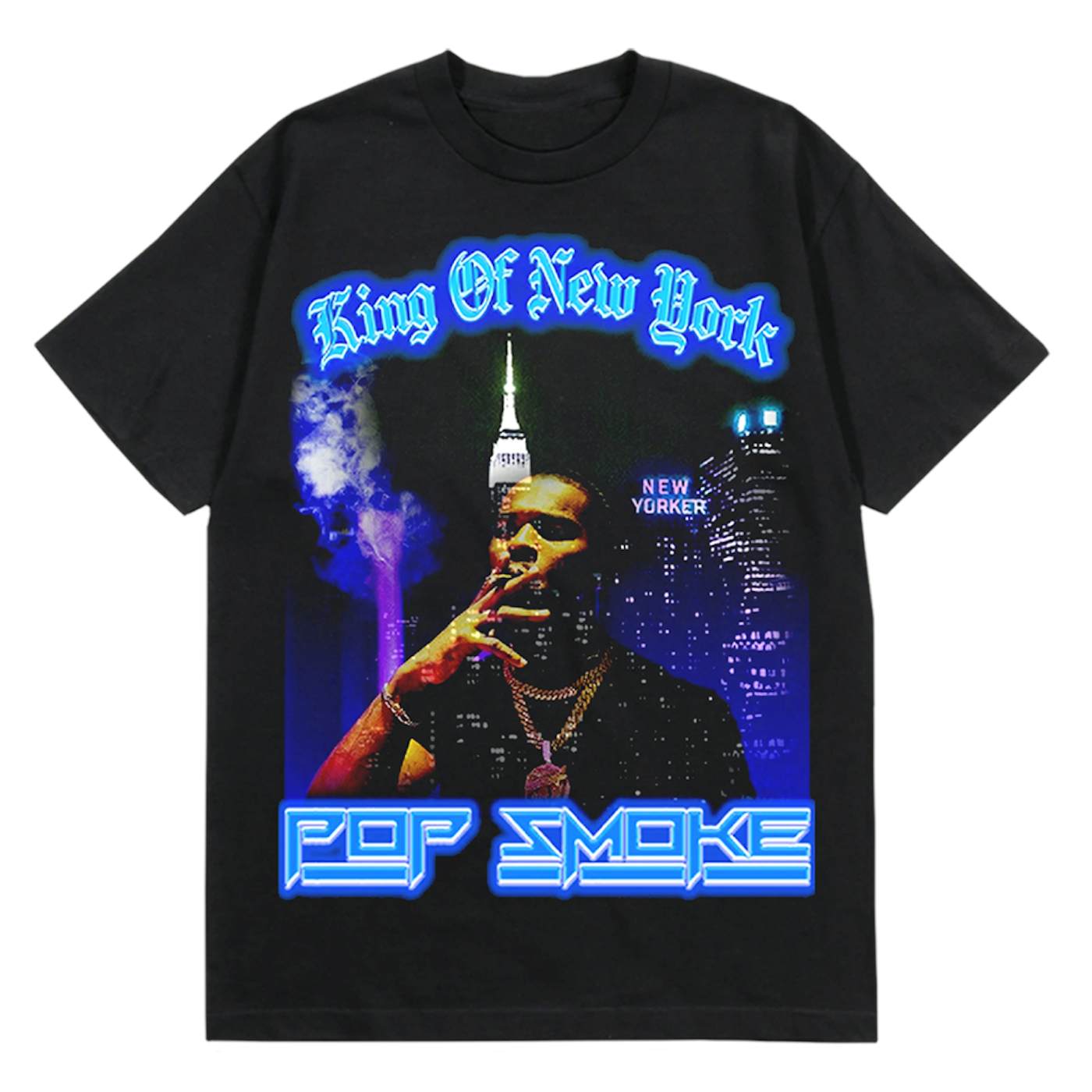 Pop Smoke King of New York Black T-Shirt