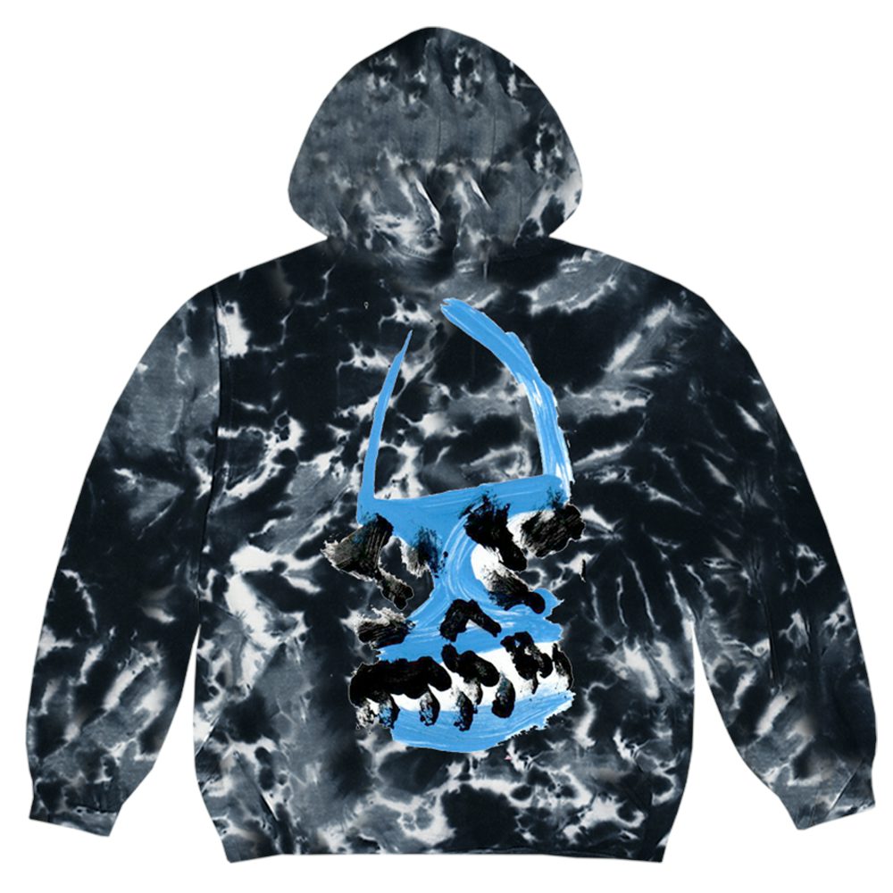 tie dye hoodie j cole