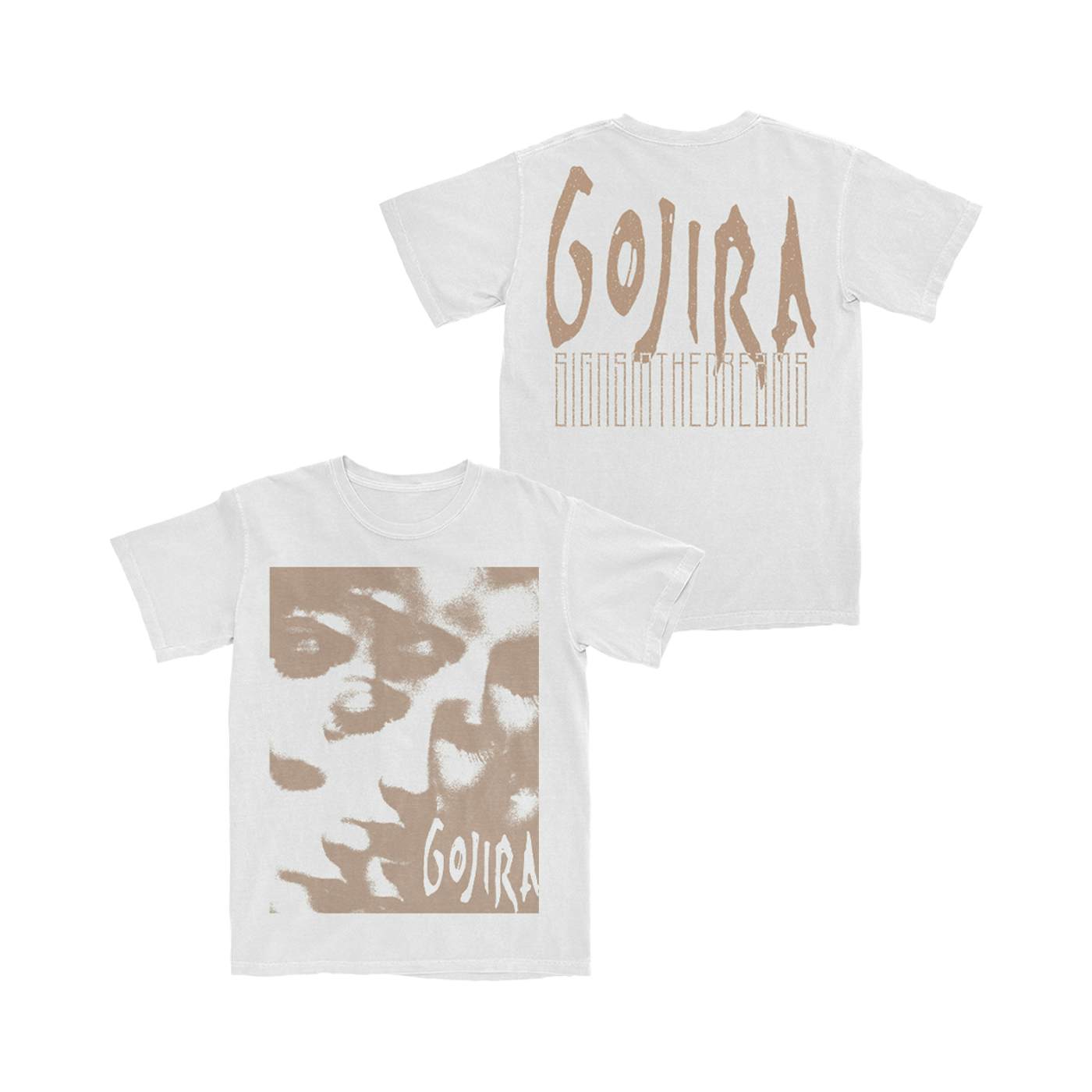 Gojira White Bannon T-Shirt