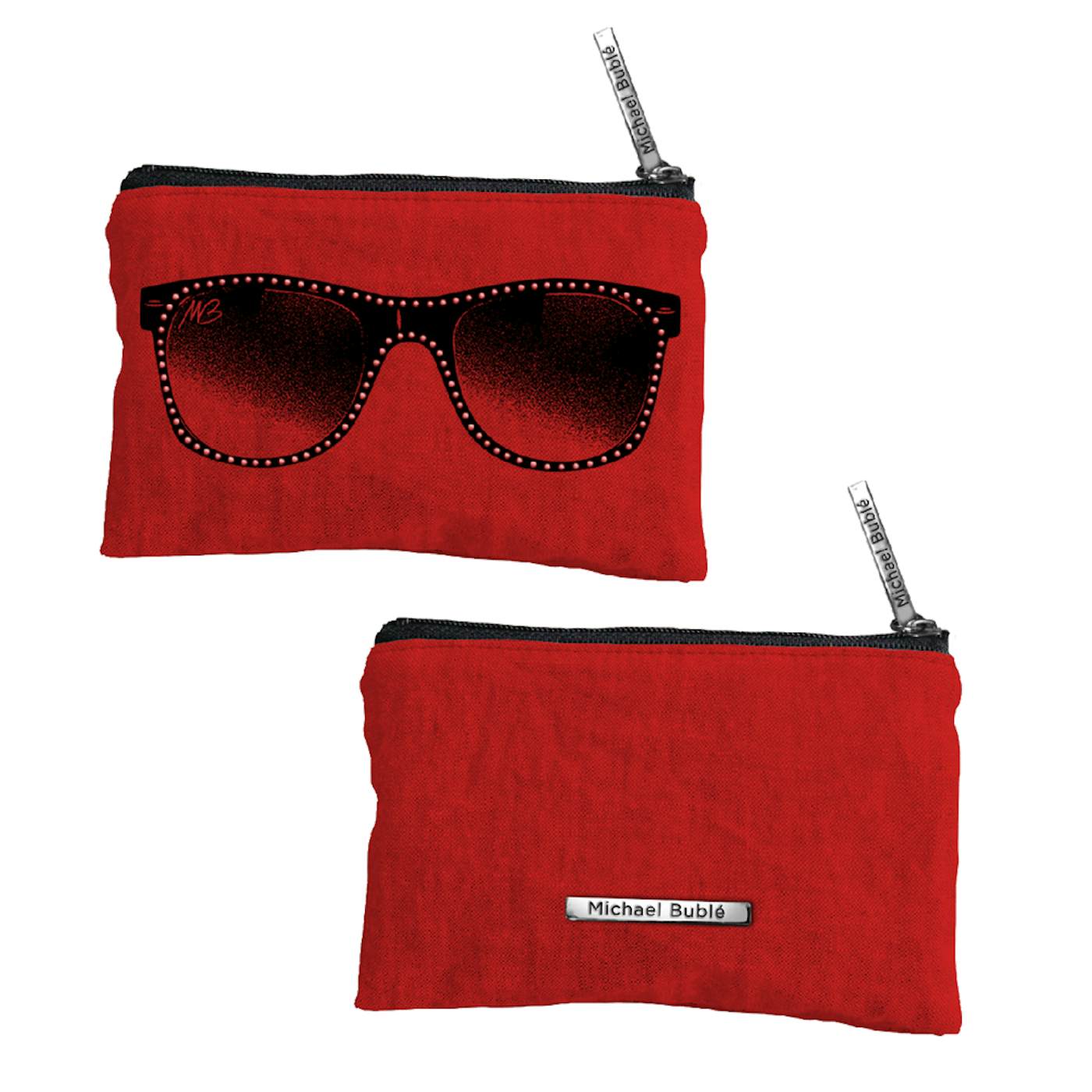 Michael Bublé Rhinestone Sunglasses Cosmetic Bag