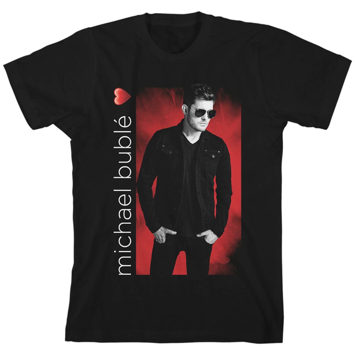 Michael Bublé Red Rectangle T-shirt
