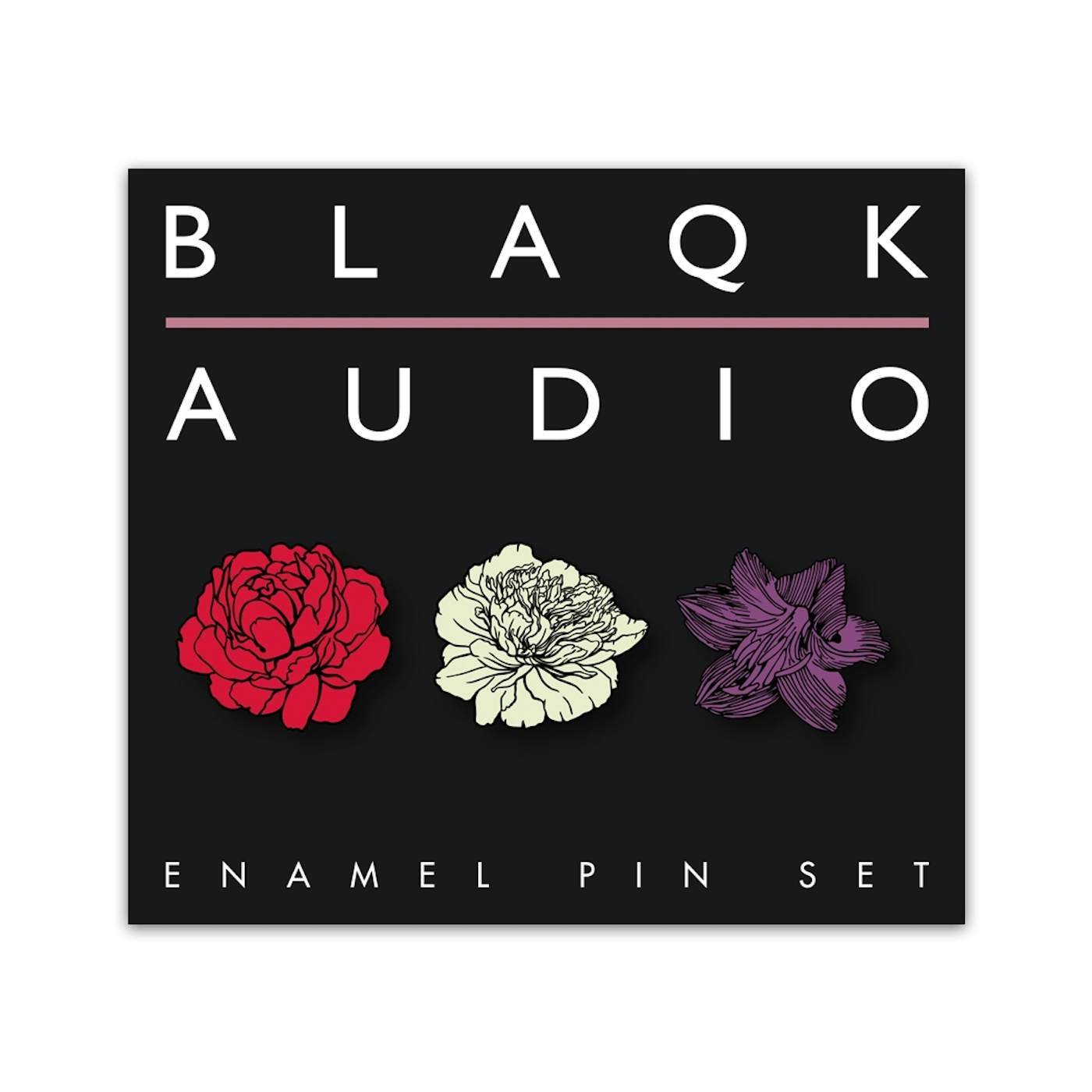 Blaqk Audio Floral Pin Set