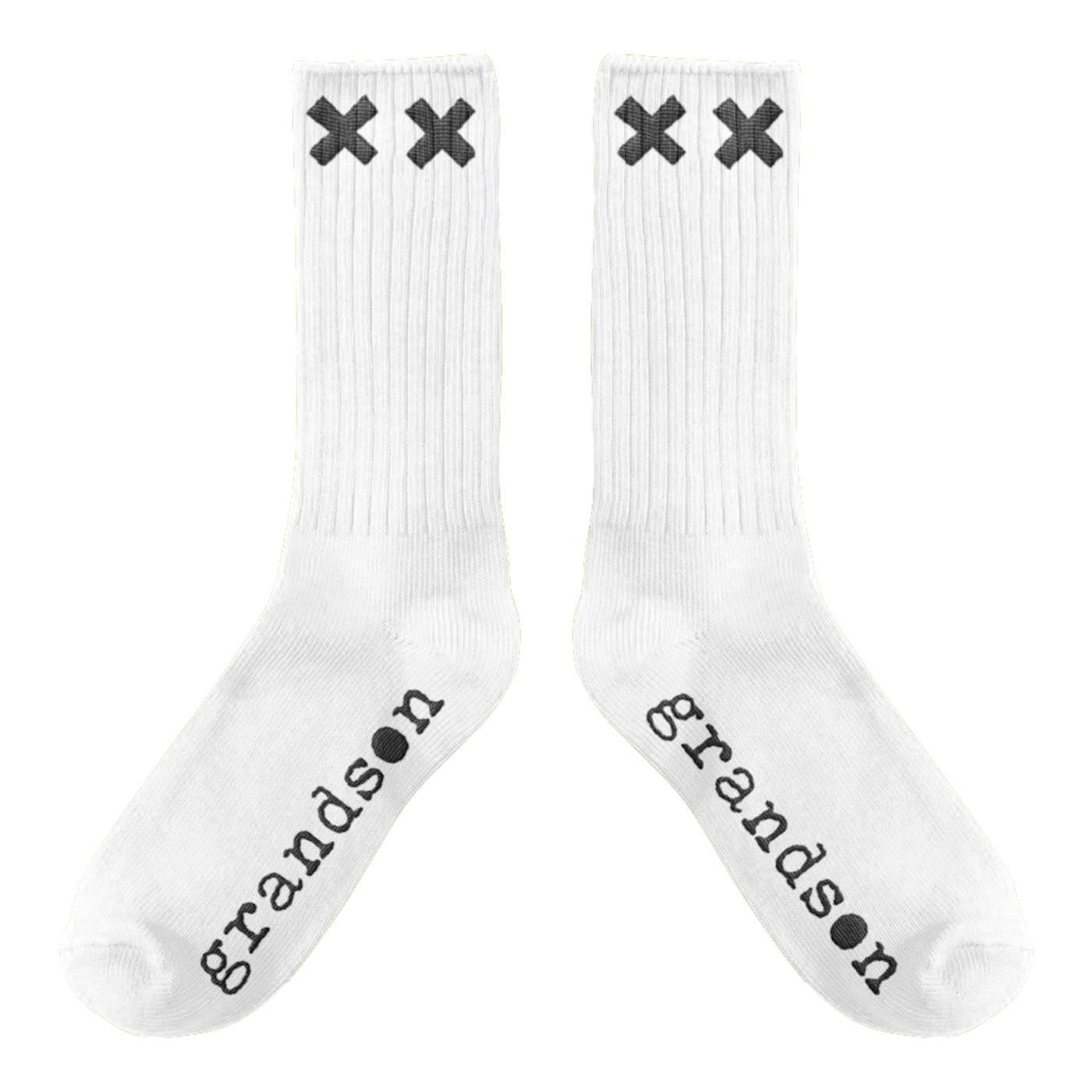 grandson XX White Crew Socks