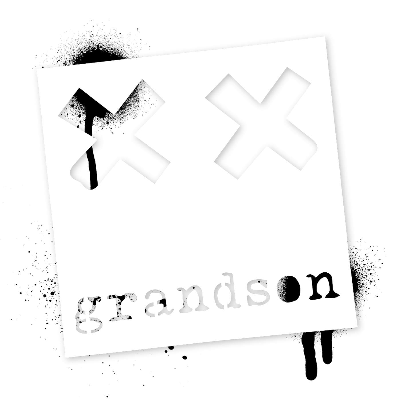 grandson XX Logo Stencil