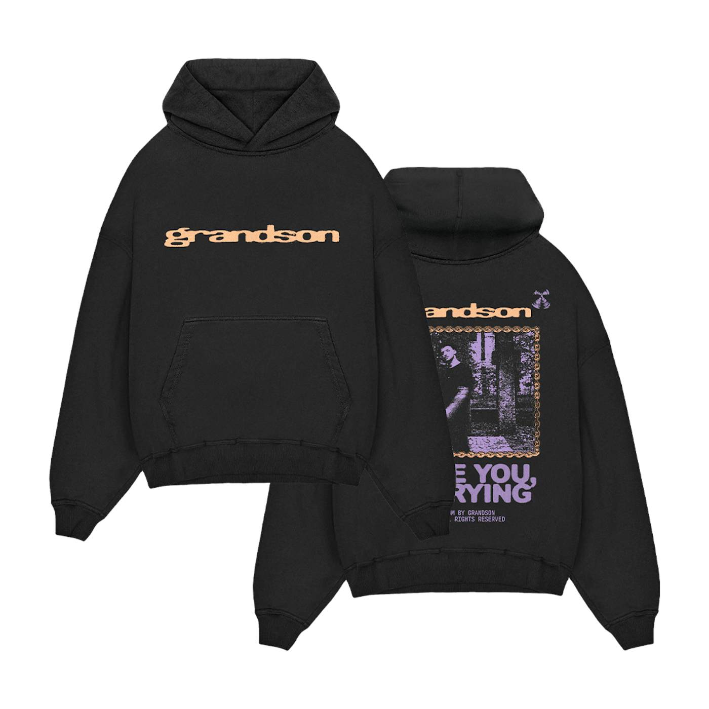 grandson I LOVE YOU I’M TRYING HOODIE