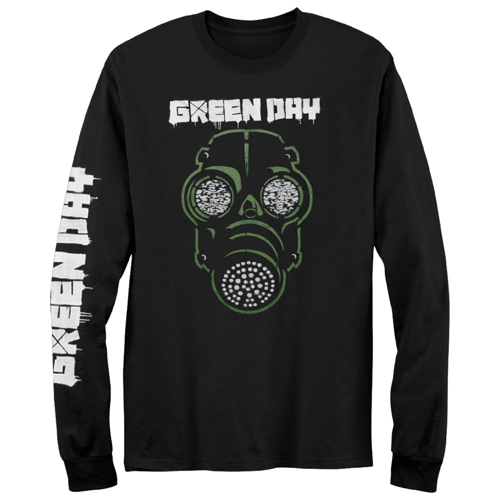 Green Day Gas Mask Long Sleeve Tshirt