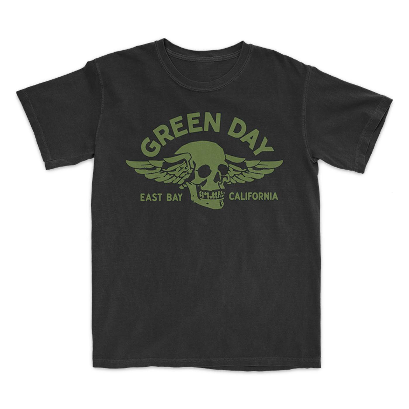 Green Day Winged Skull T-Shirt