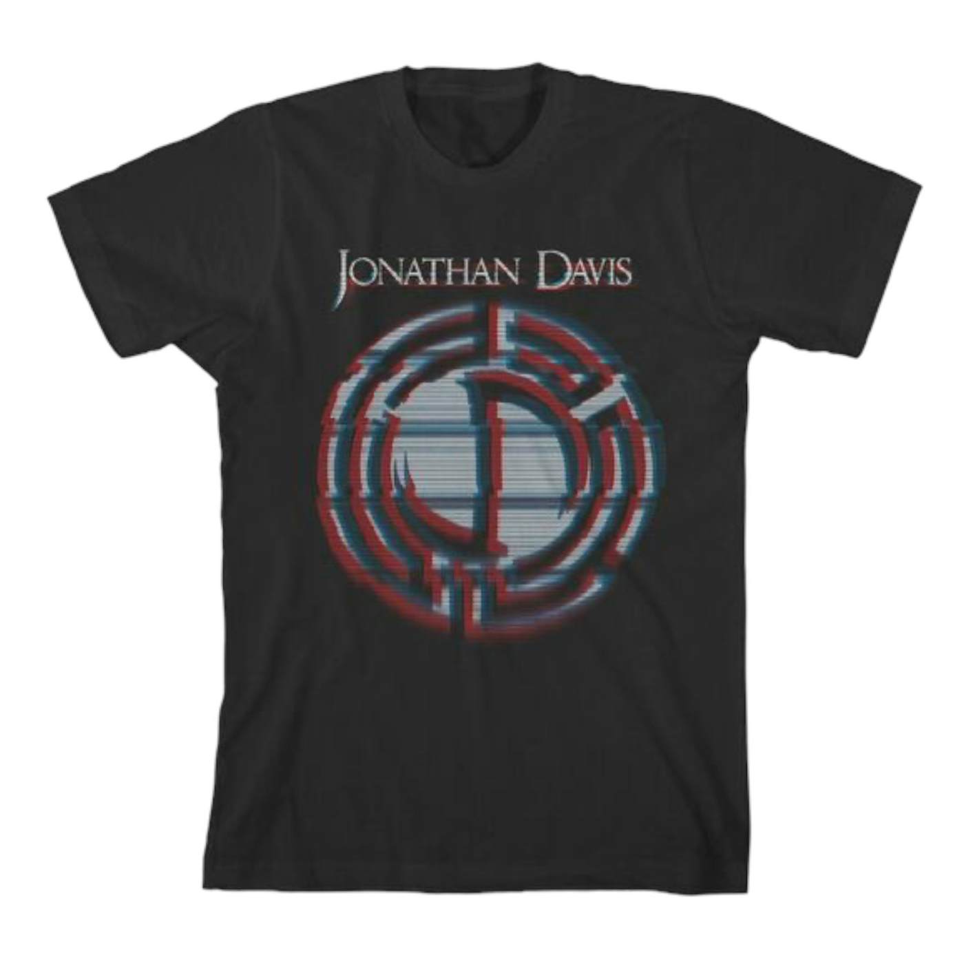 Jonathan Davis Glitch Initials T-Shirt