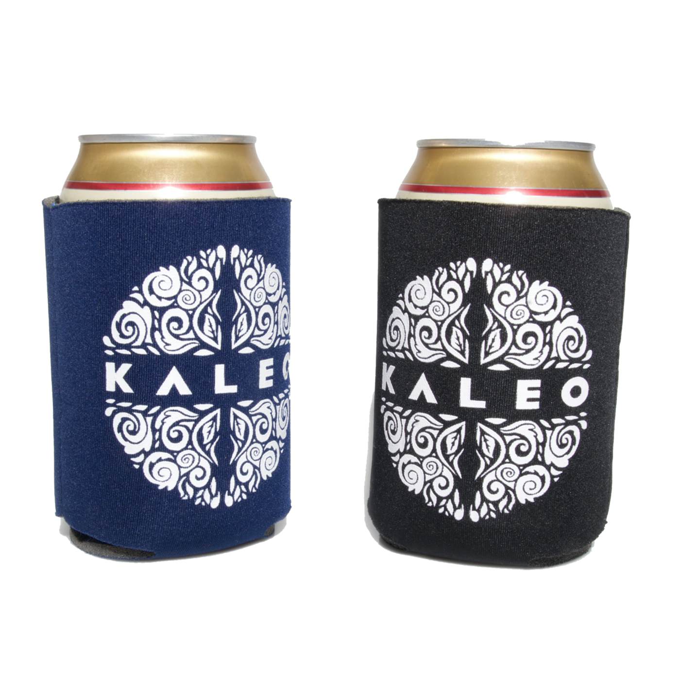 America Peace Sign Beer Bottle Coolie (Black) 