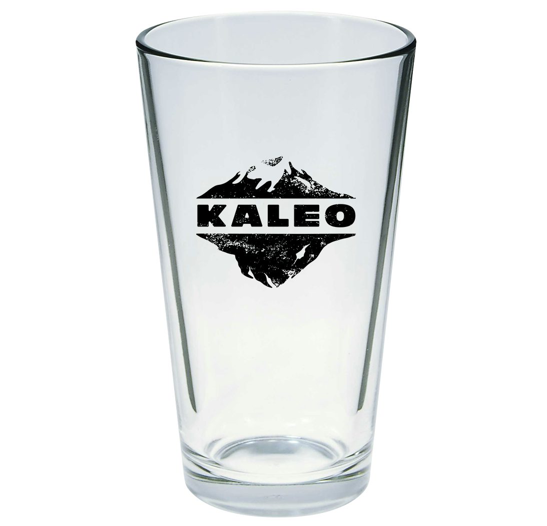 KALEO Glacier Logo Pint Glass