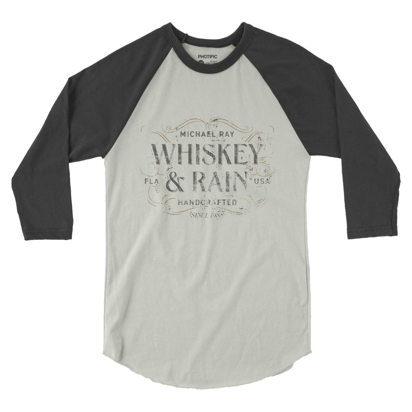 Michael Ray Whiskey & Rain Raglan