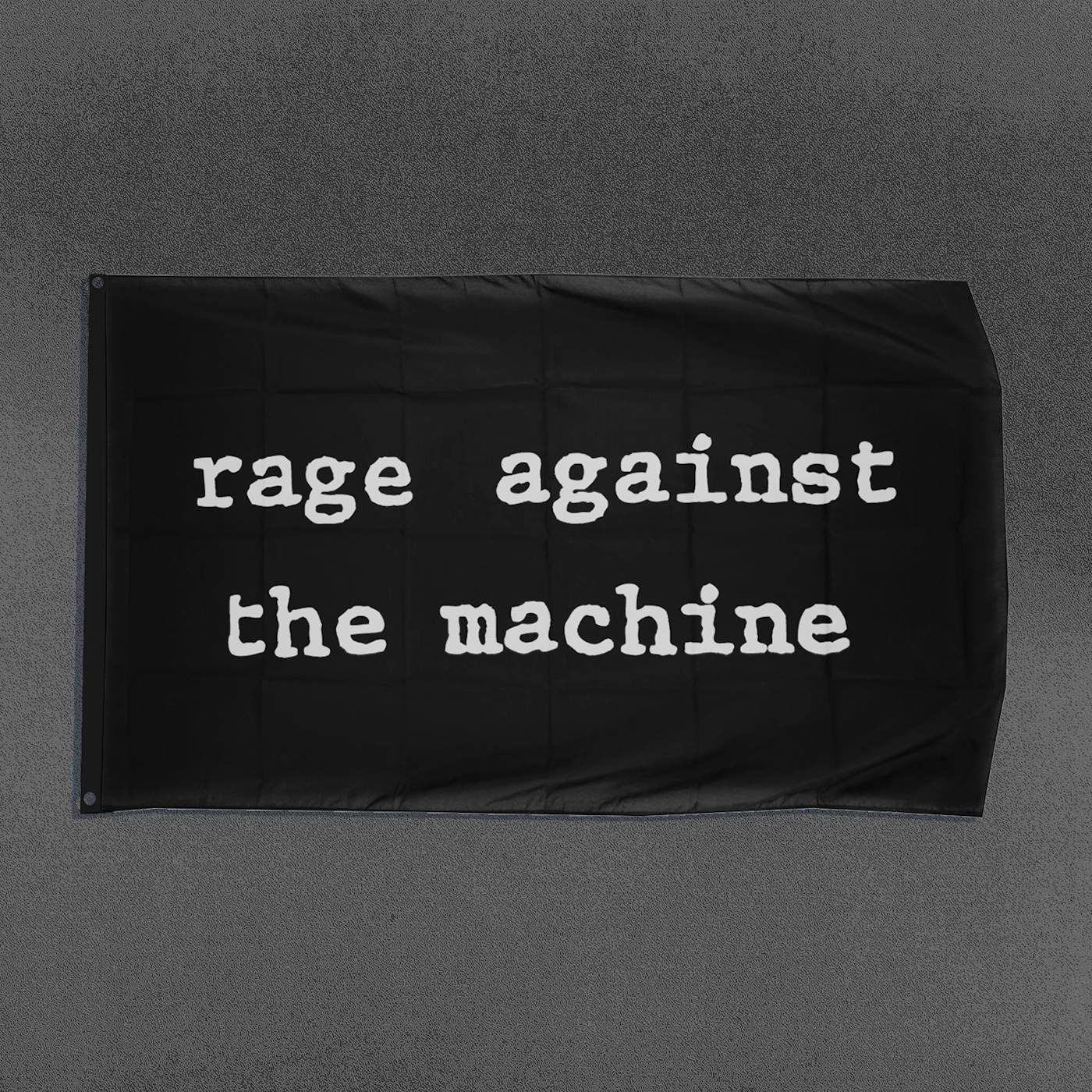 Rage Against The Machine Typewriter Flag