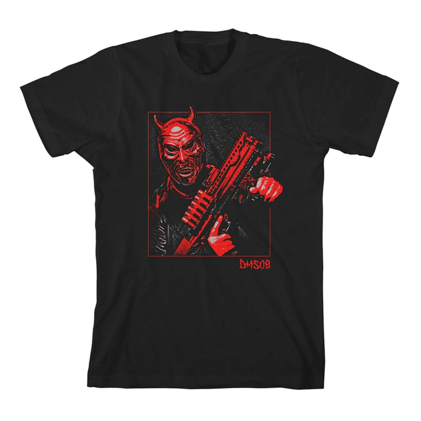 Scars On Broadway Devil Mask Gun T-Shirt