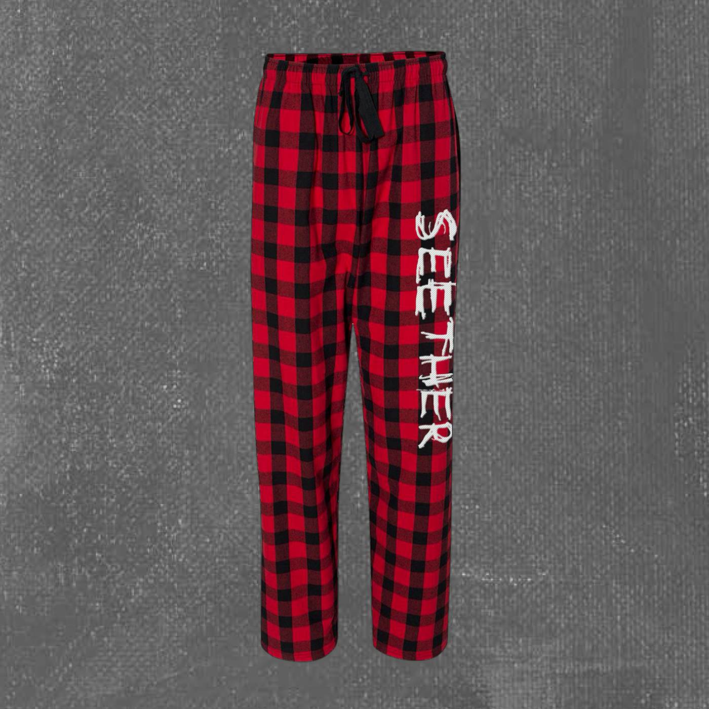 Seether Scratch Logo Flannel Pajama Pants