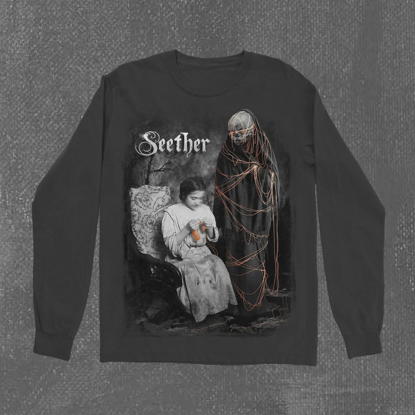 Seether Knitted Long Sleeve (Black)