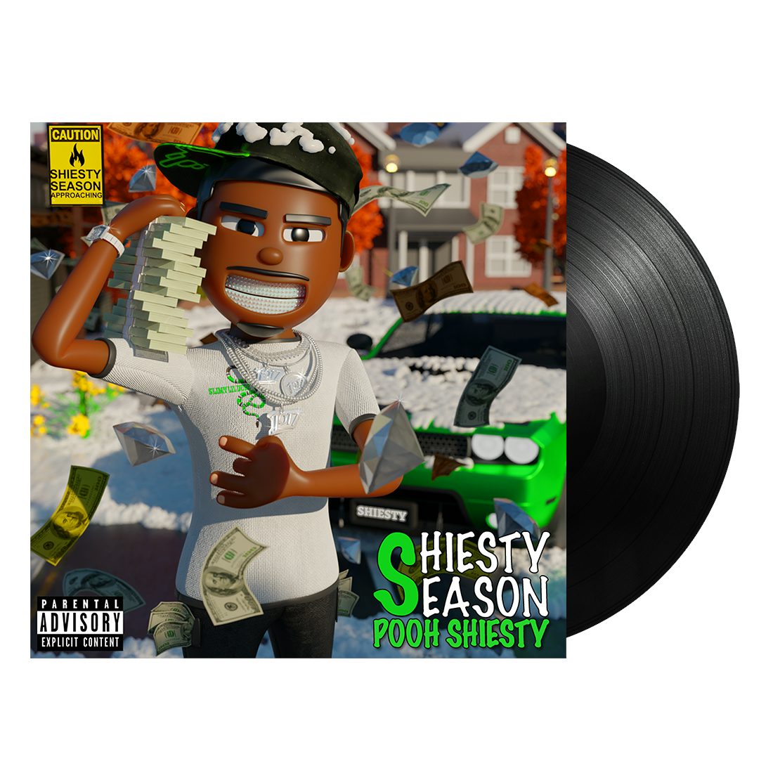 Pooh Shiesty Shiesty Season Black Vinyl