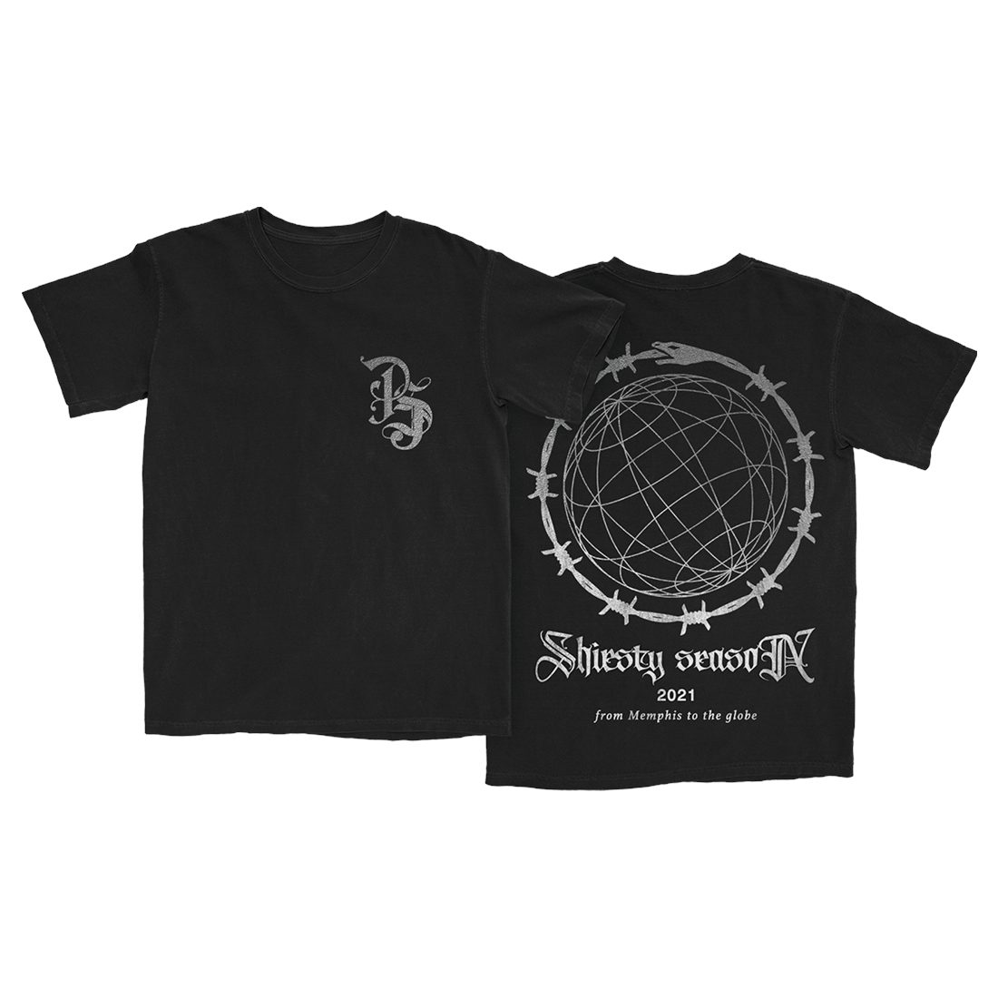 Pooh Shiesty Shiesty Globe T-Shirt