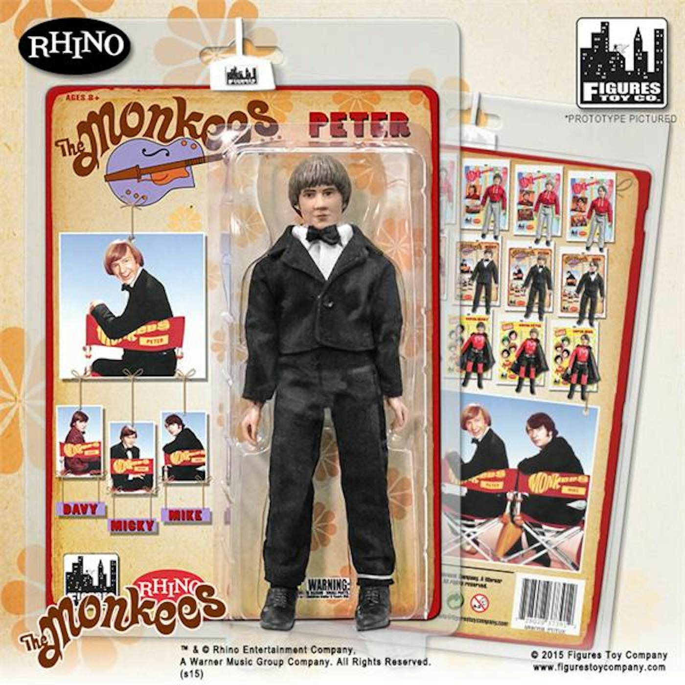 The Monkees Peter Tork 8" Action Figure in Tux