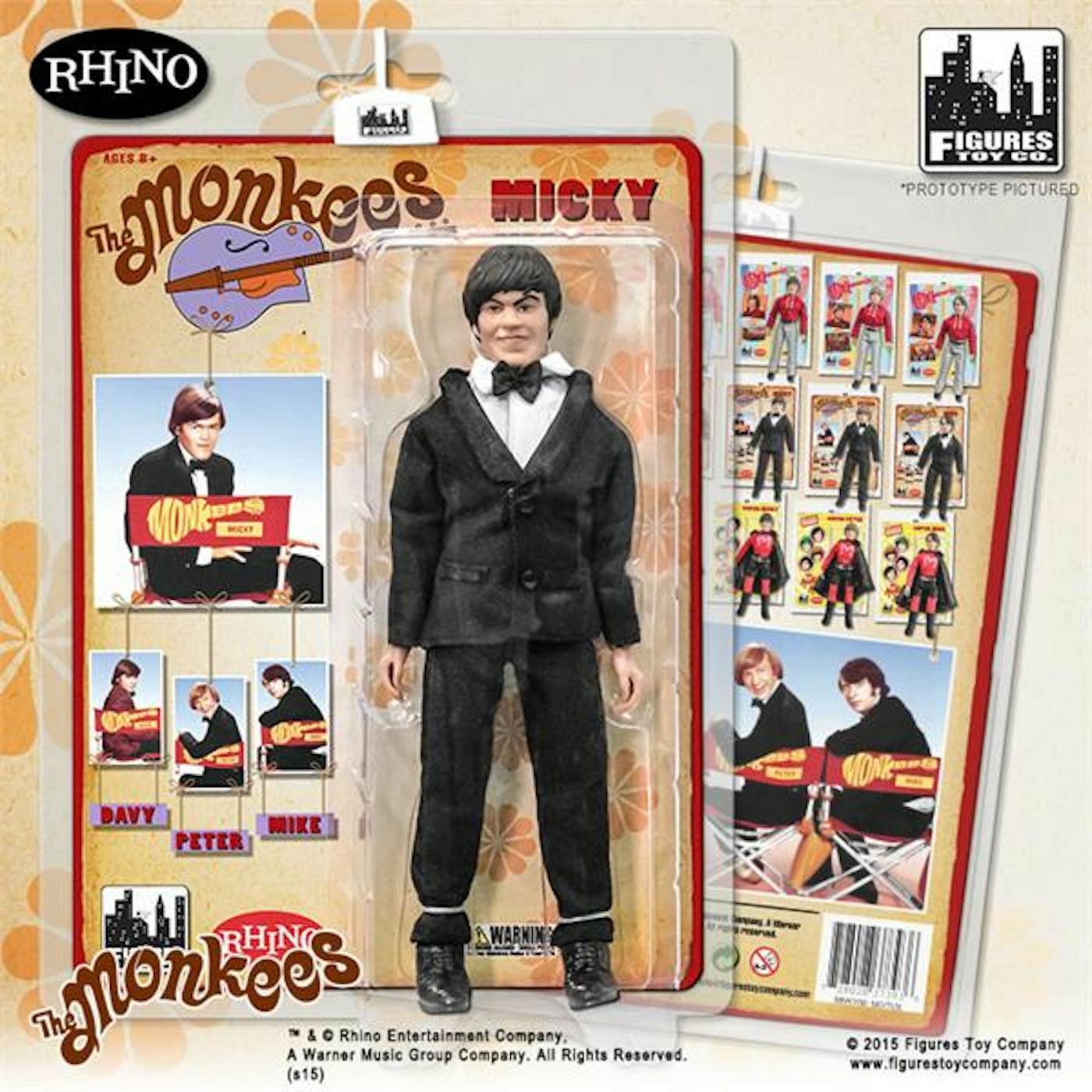 The Monkees Micky Dolenz 8" Action Figure in Tux
