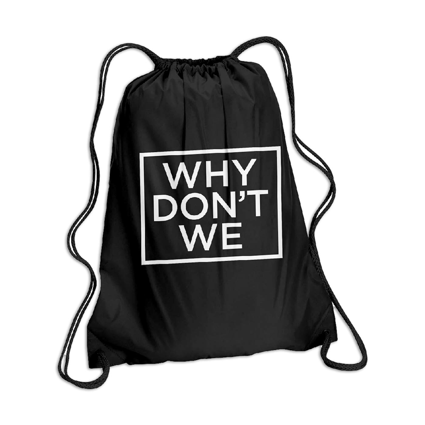 Why Don't We Logo Drawstring Bag