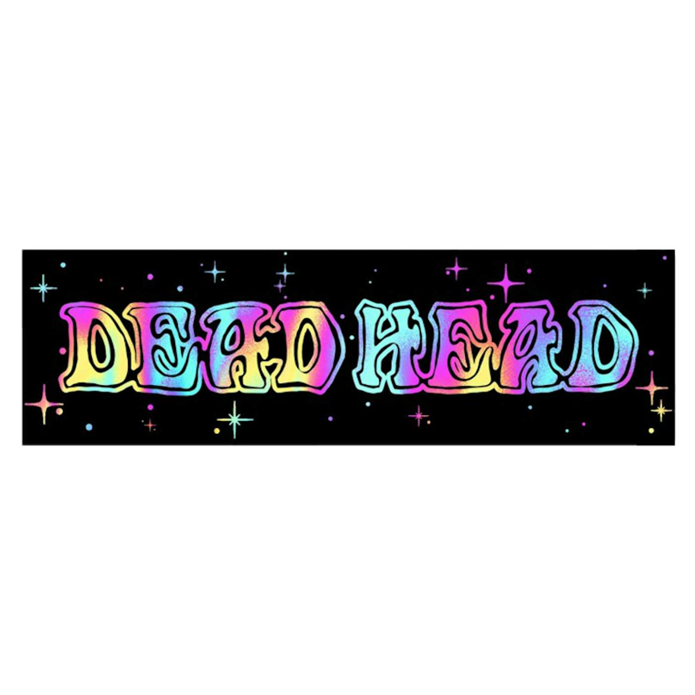 Grateful Dead Dead Head Holographic Bumper Sticker