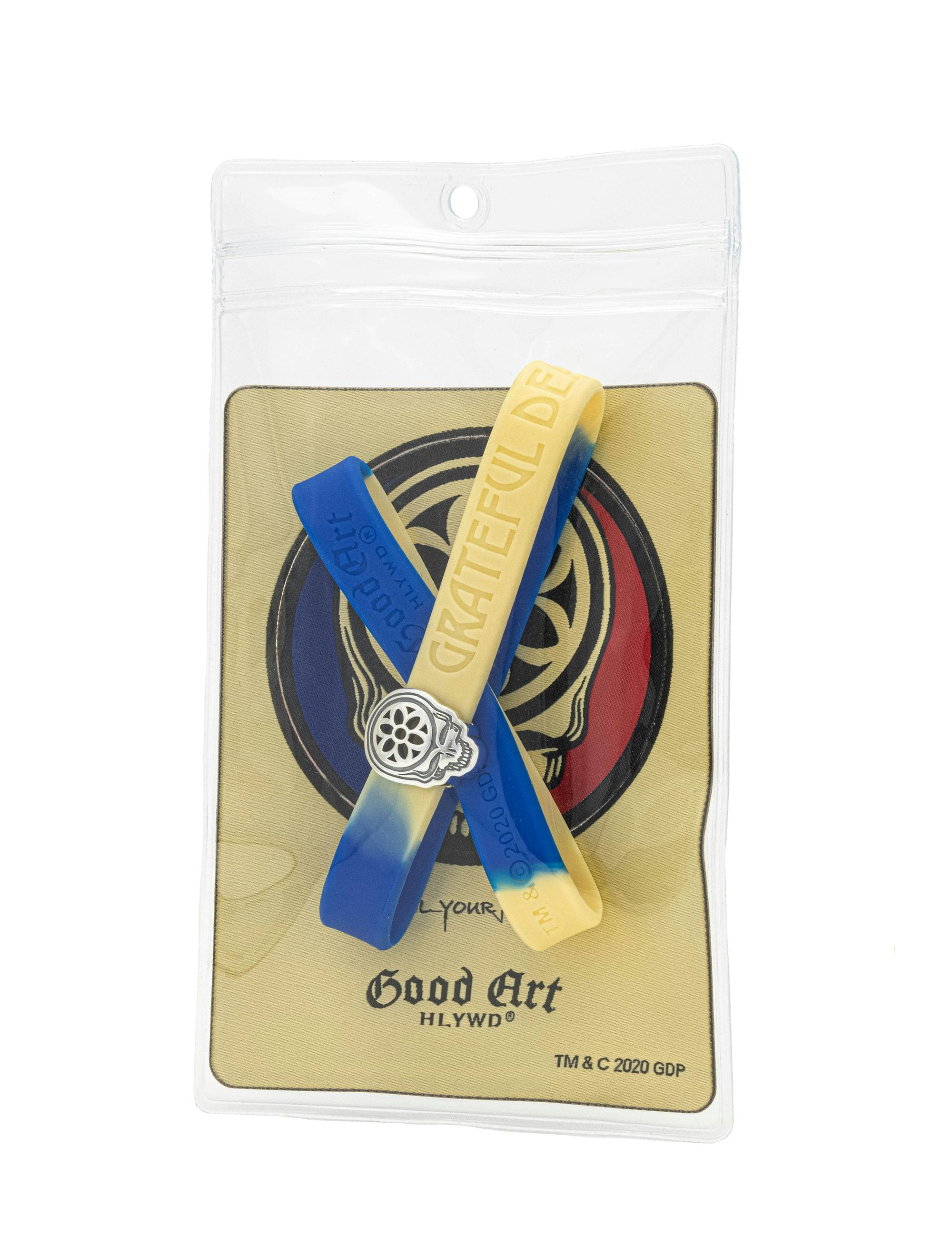 Grateful Dead GOOD ART HLYWD SYF Rosette Rubber Biscuit