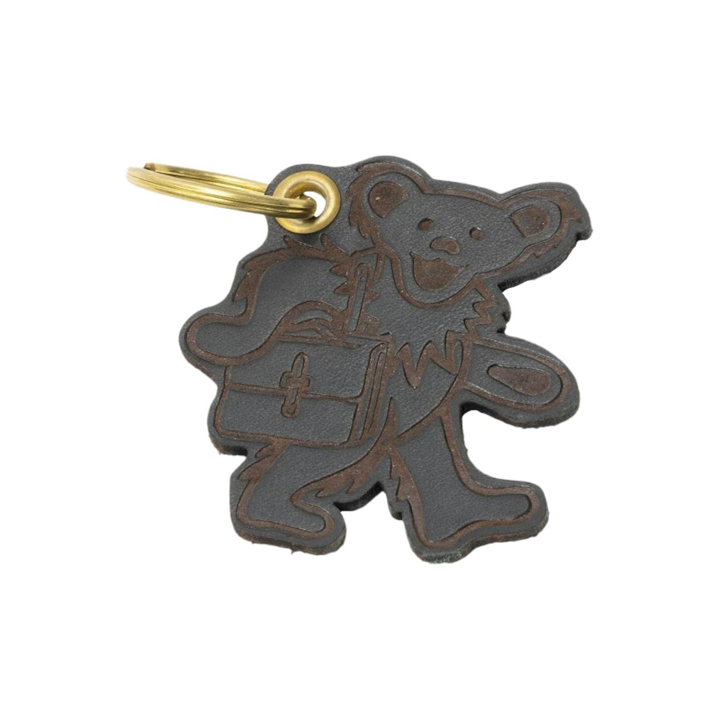 Grateful Dead Billykirk Dancing Bear Keychain (Black)