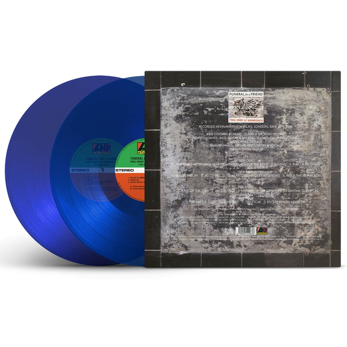 Funeral For A Friend Final Hours At Hammersmith 2LP Transparent Blue Vinyl