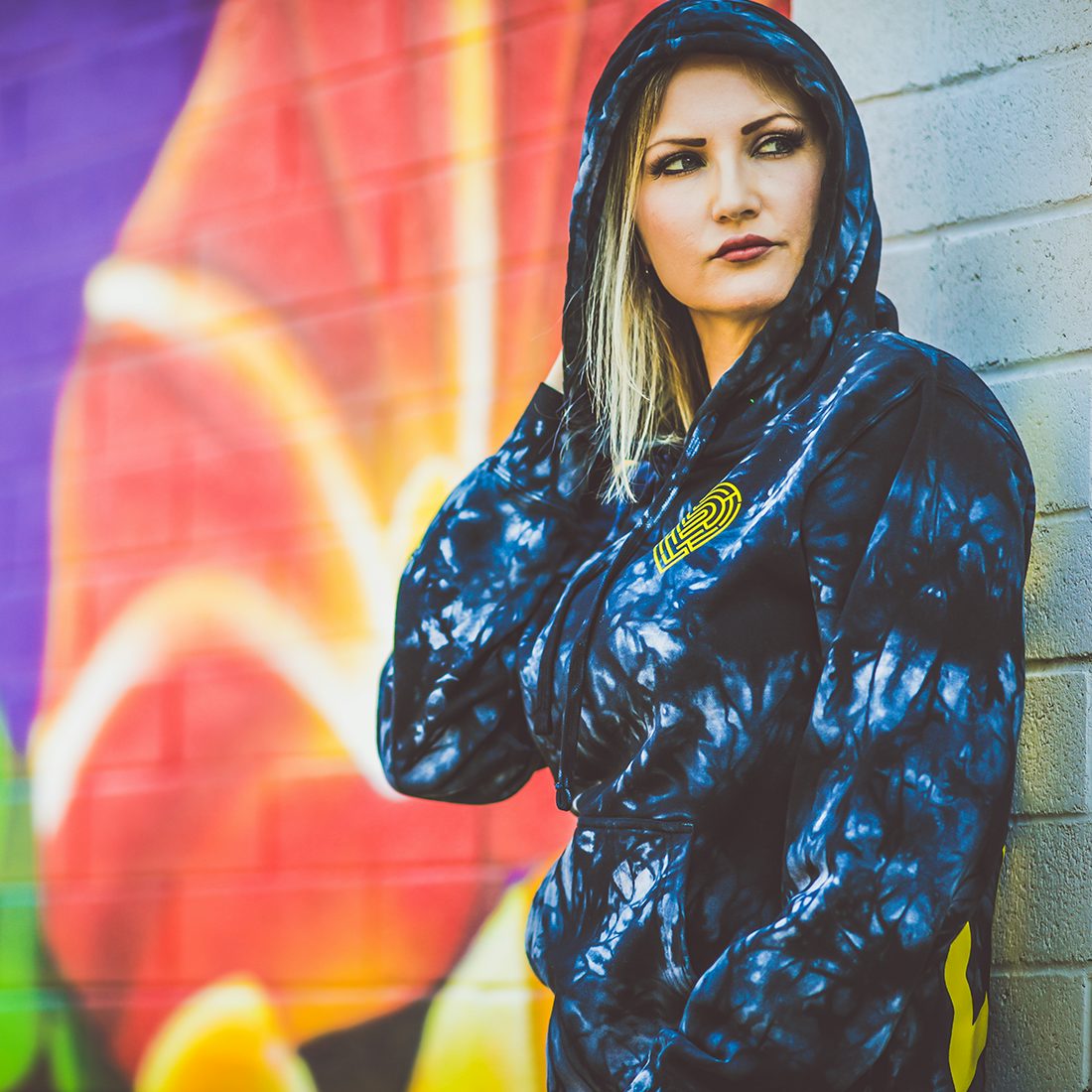 light tie dye hoodie