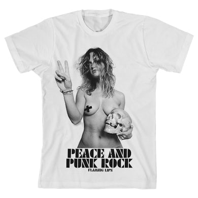 The Flaming Lips Peace and Punk Rock Girl T-shirt