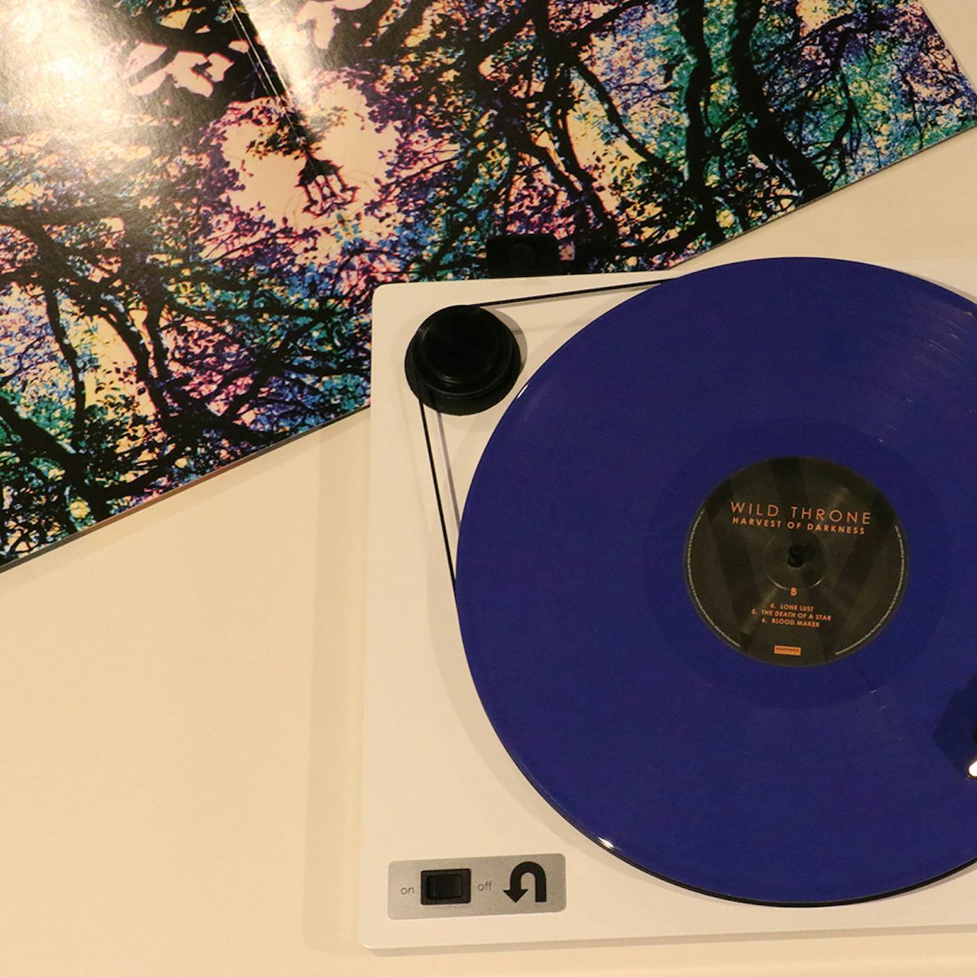 Wild Throne Harvest of Darkness – 2LP Colored Vinyl (Marbled Blue)